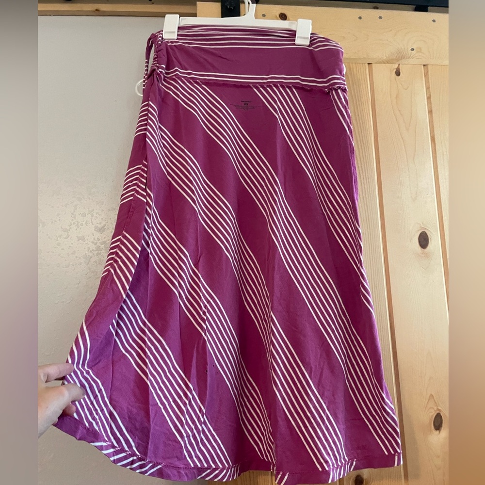 Vintage Patagonia Striped Pink midi Skirt